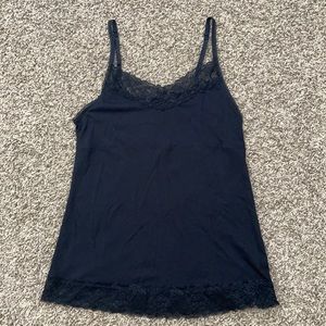 ELLE Black Cami with Lace